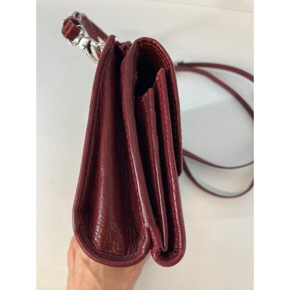 BRIGHTON SMALL PEBBLED LEATHER EMBOSSED ANIMAL CROSSBODY BAG - Picture 3 of 16